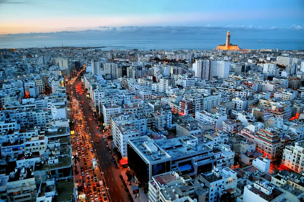 Casablanca Corniche seafront promenade