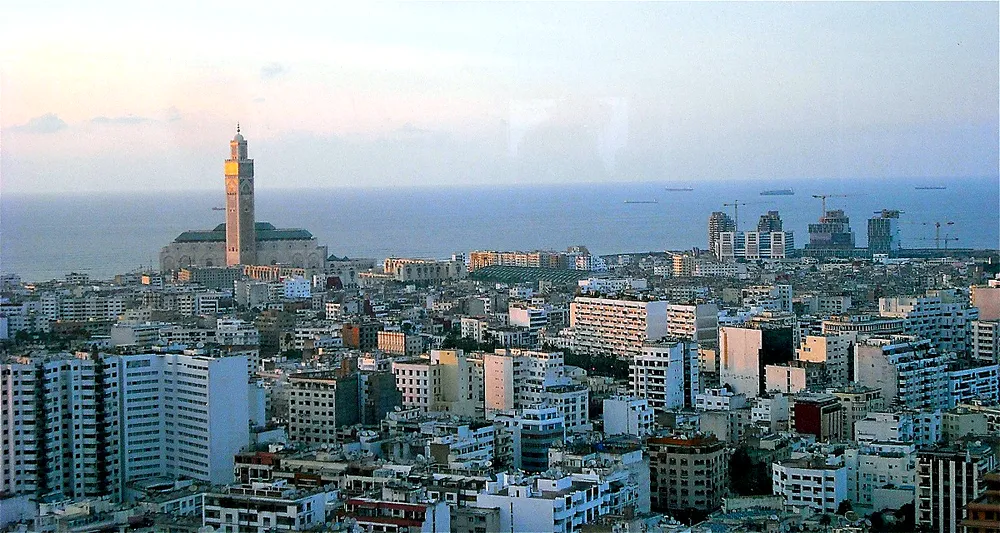 Atlantic coastline near Casablanca, Morocco