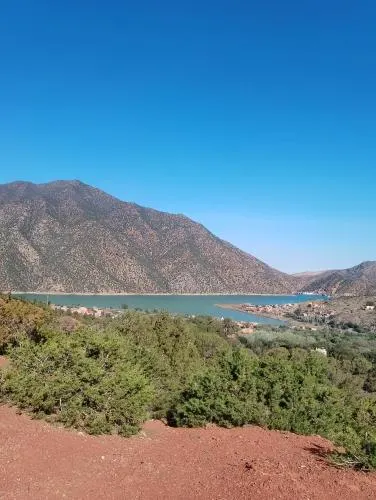 Berber village on the slopes of the Ouirgane Valley
